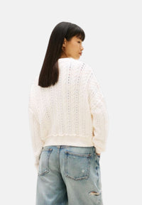 Felpa Donna Tommy Hilfiger Bianco