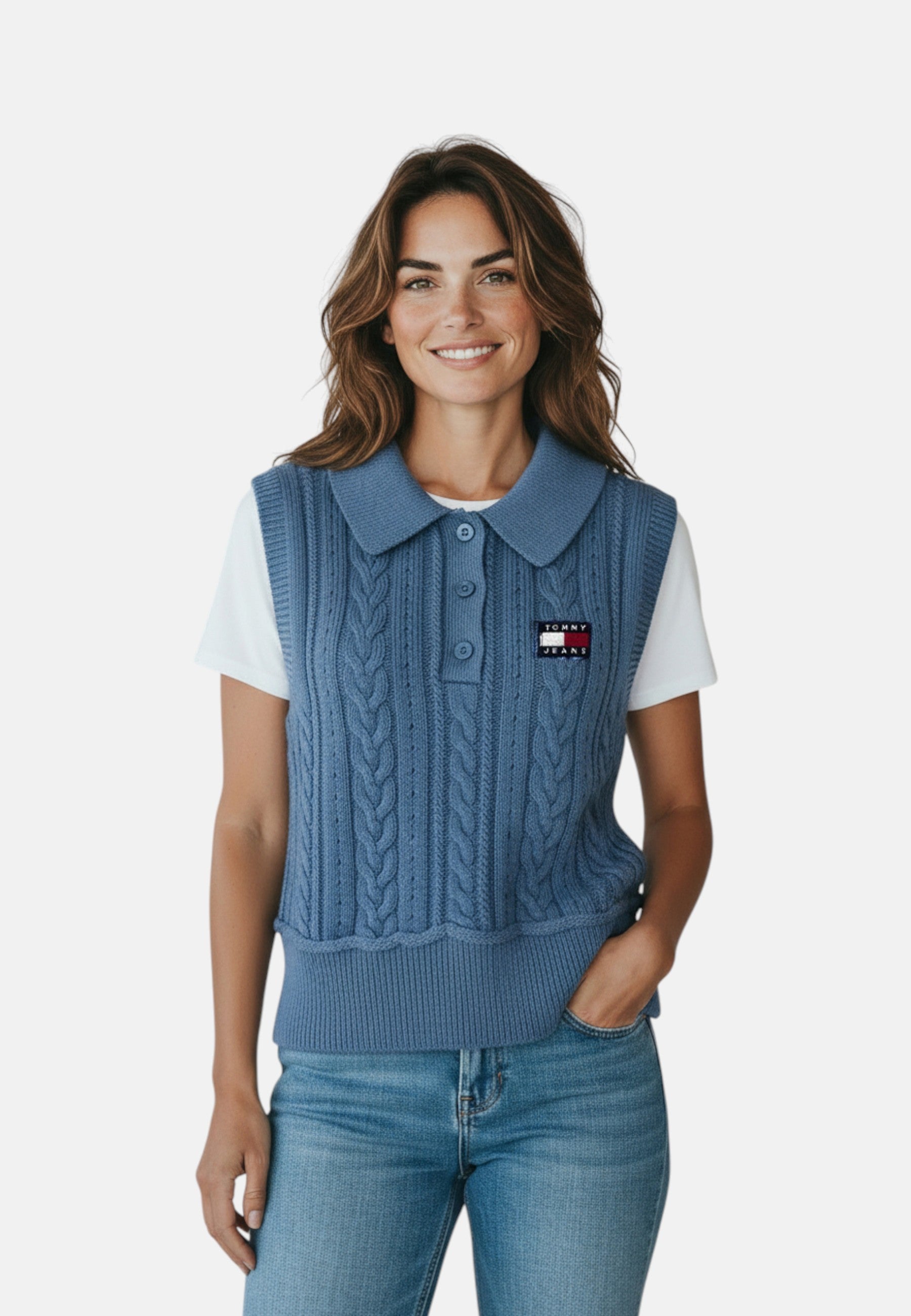 Gilet Donna Tommy Hilfiger Empire Blue