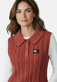 Gilet Donna Tommy Hilfiger Rosso