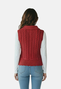 Gilet Donna Tommy Hilfiger Rosso