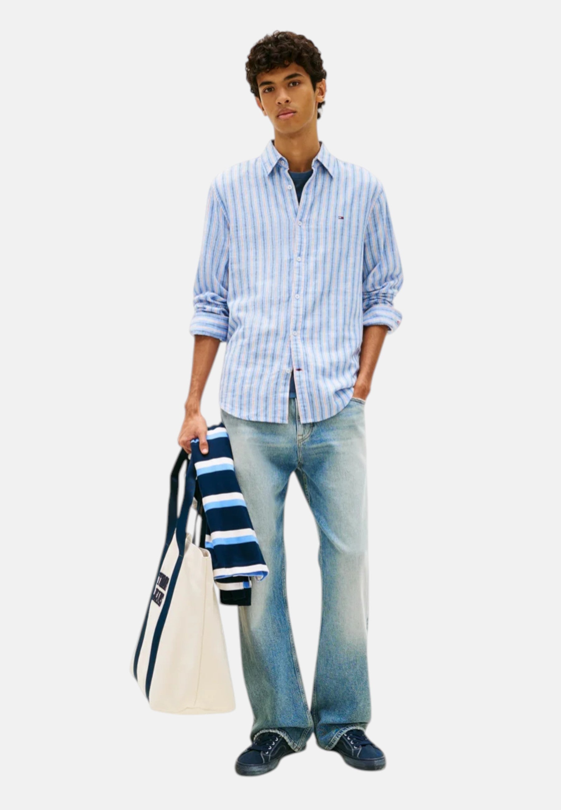 Camicia Uomo Tommy Hilfiger Blu