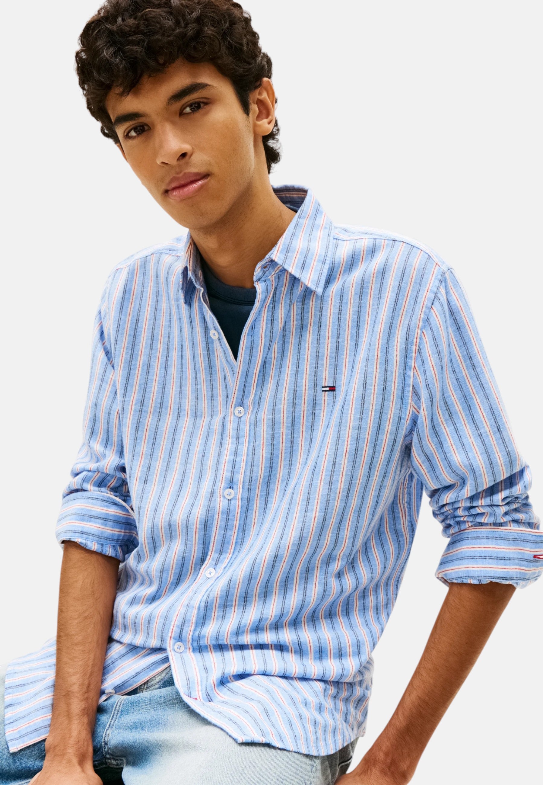 Camicia Uomo Tommy Hilfiger Blu