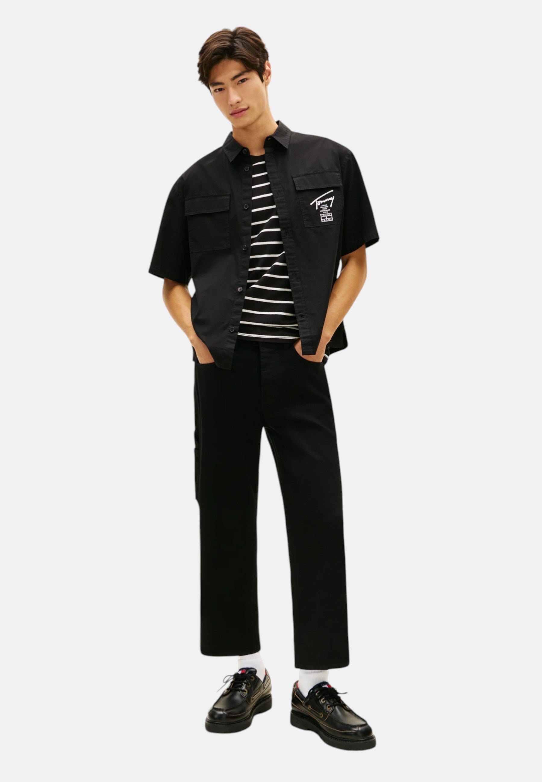 Camicia Uomo Tommy Hilfiger Nero