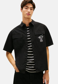 Camicia Uomo Tommy Hilfiger Nero