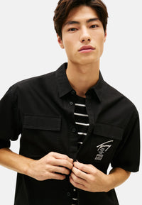 Camicia Uomo Tommy Hilfiger Nero