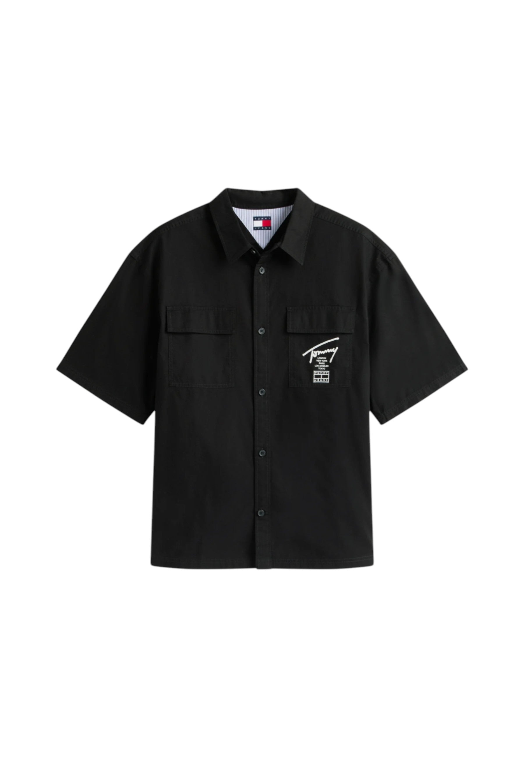 Camicia Uomo Tommy Hilfiger Nero