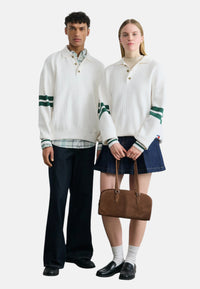 Polo a maniche Lunghe Tommy Hilfiger Bianco