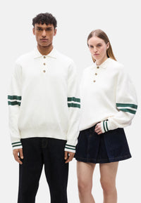 Polo a maniche Lunghe Tommy Hilfiger Bianco