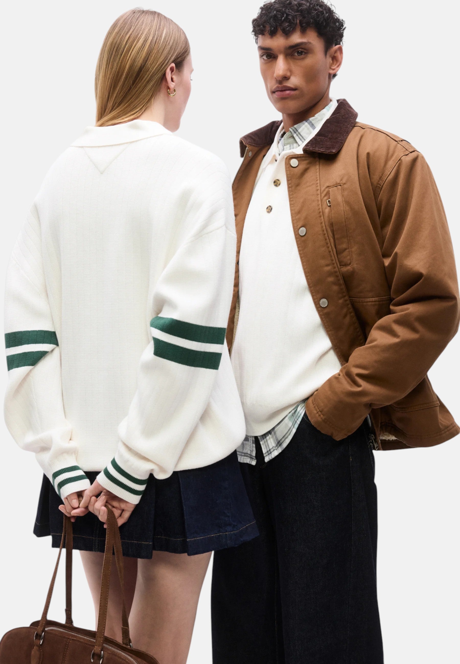 Polo a maniche Lunghe Tommy Hilfiger Bianco
