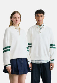 Polo a maniche Lunghe Tommy Hilfiger Bianco
