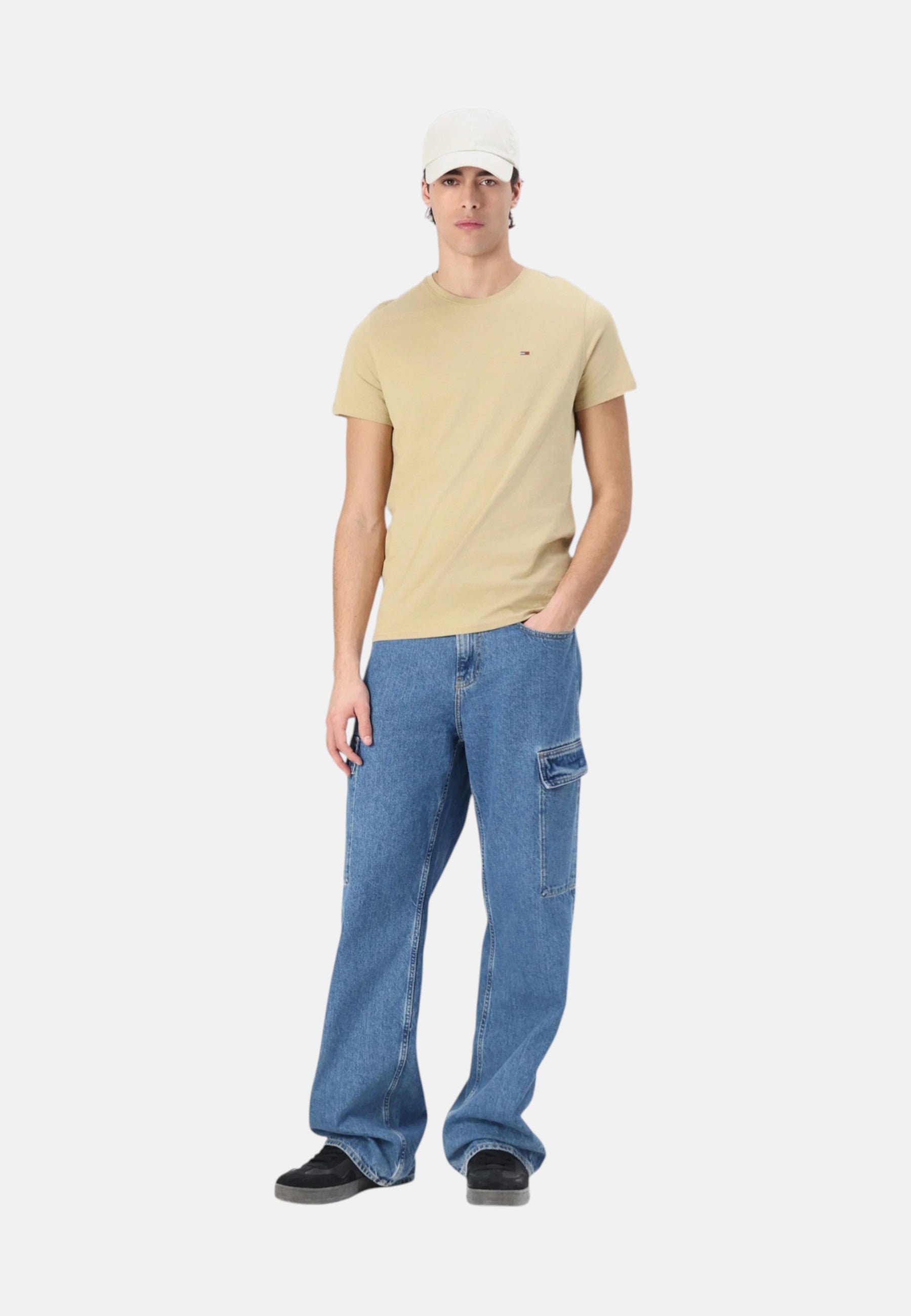T-Shirt Uomo Tommy Hilfiger Beige