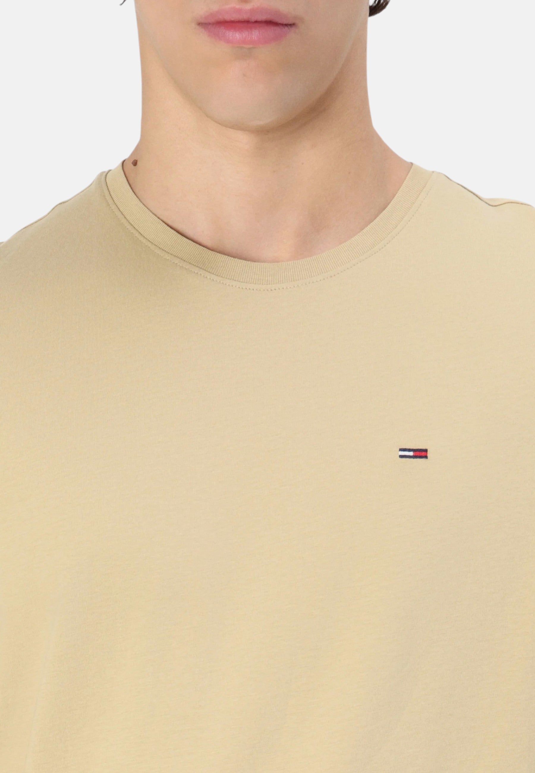 T-Shirt Uomo Tommy Hilfiger Beige
