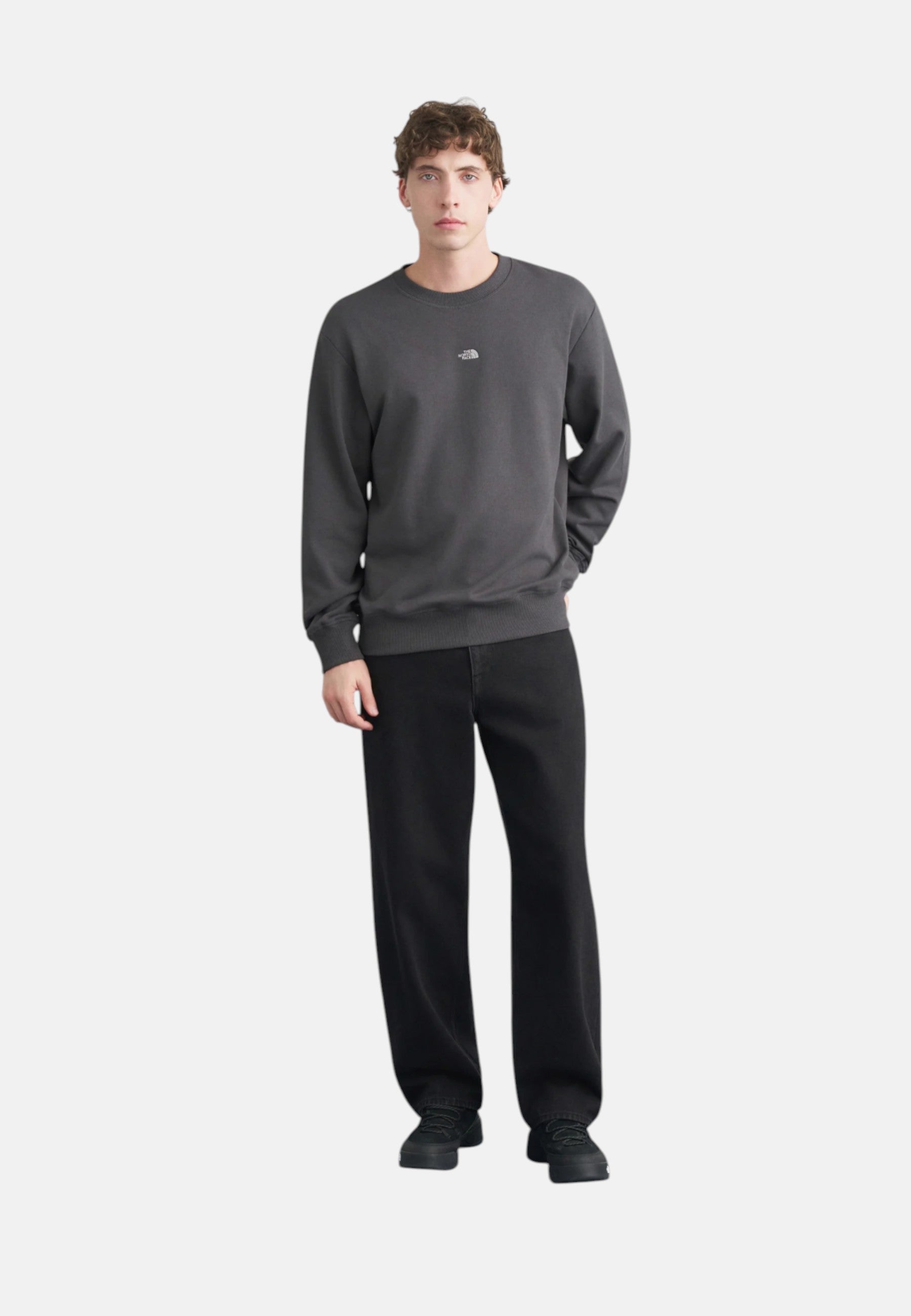Felpa Uomo The North Face Grigio
