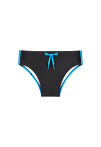 Slip Mare Uomo Sundek Leonardo con stampa Logo Black 06
