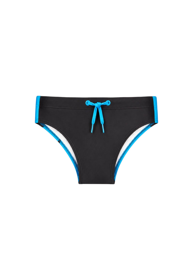 Slip Mare Uomo Sundek Leonardo con stampa Logo Black 06