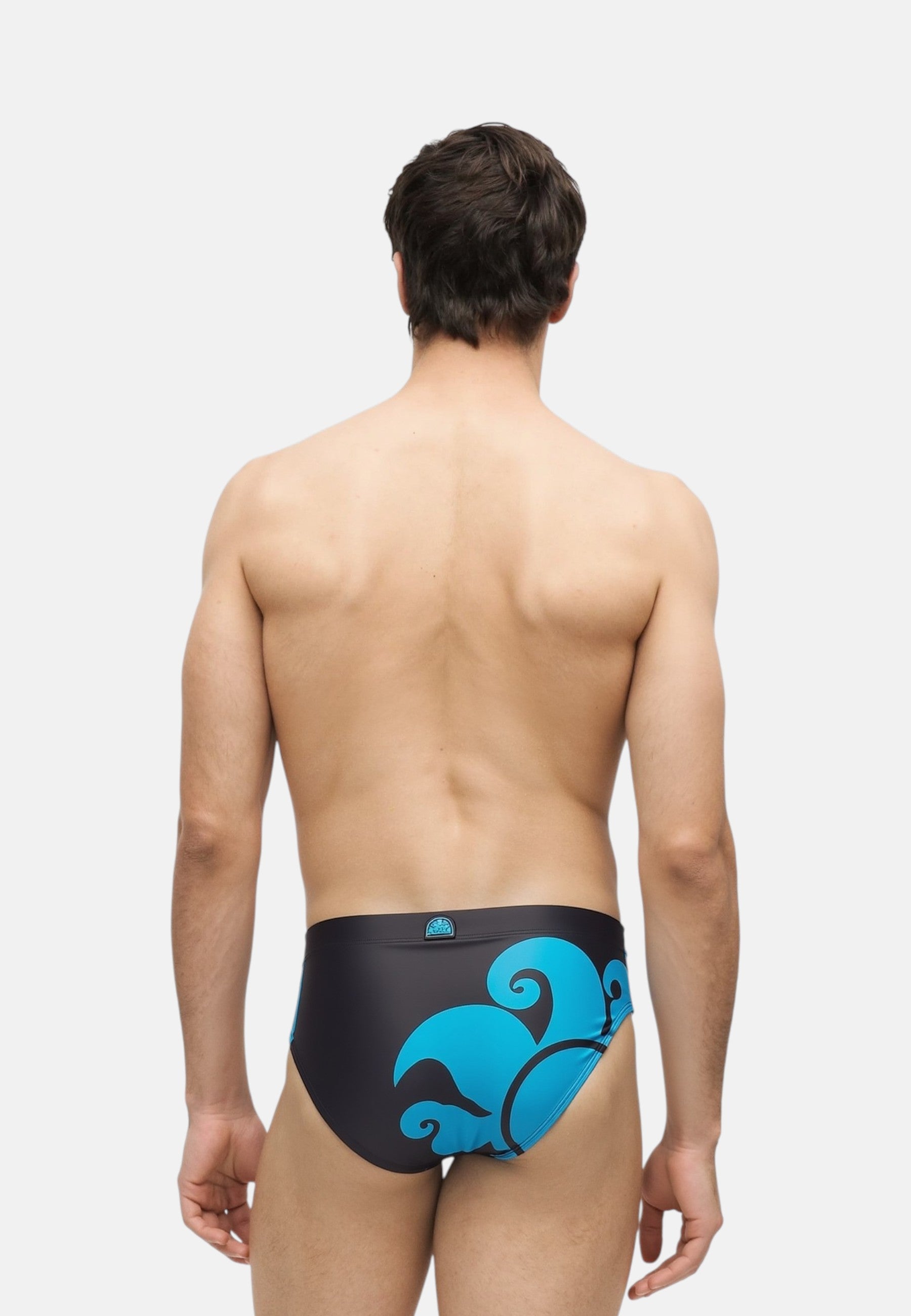 Slip Mare Uomo Sundek Leonardo con stampa Logo Black 06