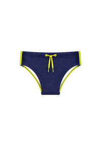 Slip Mare Uomo Sundek Leonardo con stampa Logo Navy 02