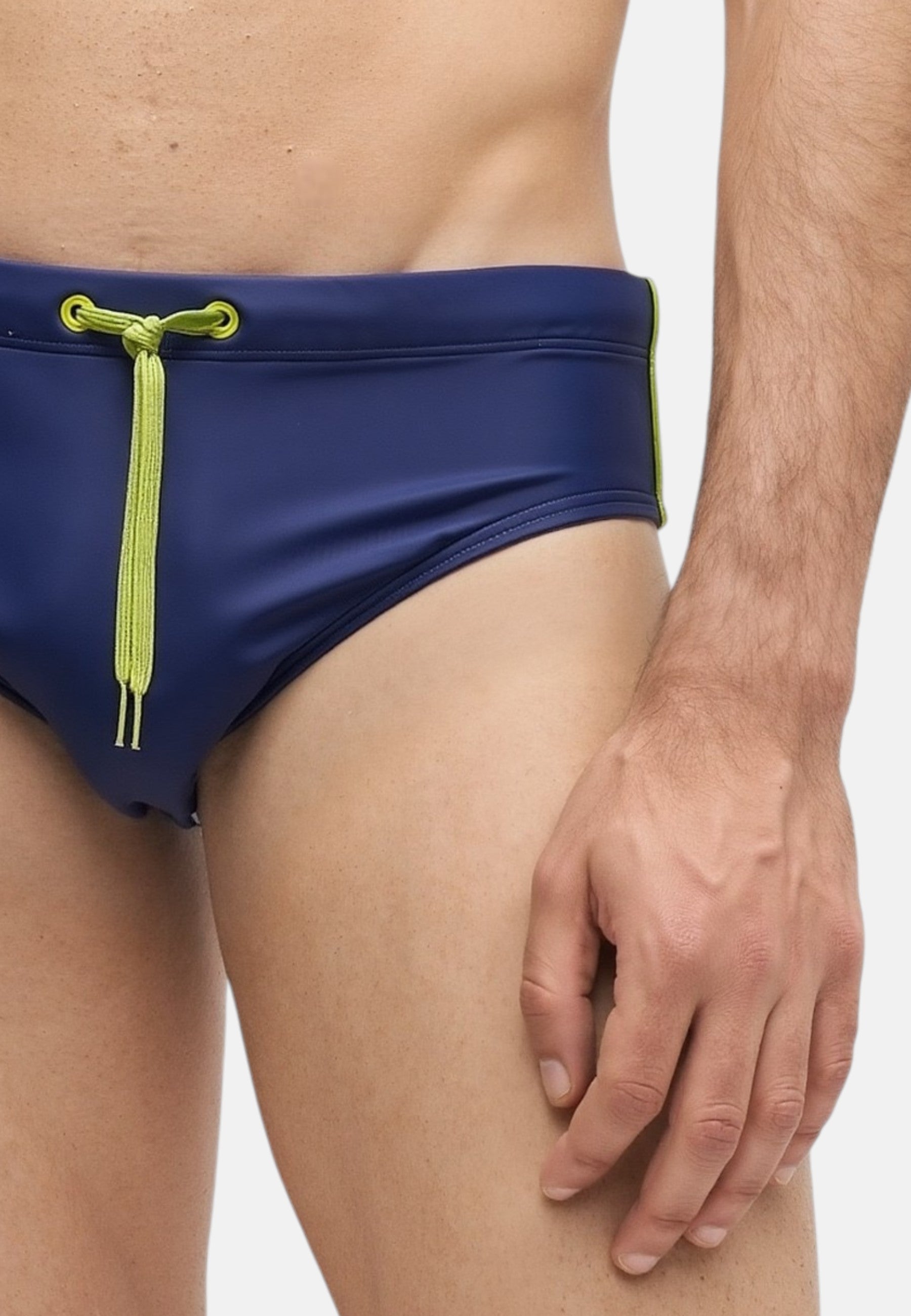 Slip Mare Uomo Sundek Leonardo con stampa Logo Navy 02