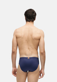 Slip Mare Uomo Sundek Stampa in Econyl Navy 01