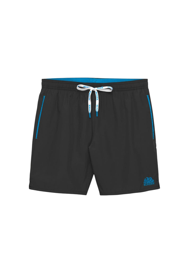 Sundek Boxer mare uomo con dettagli a contrasto Black