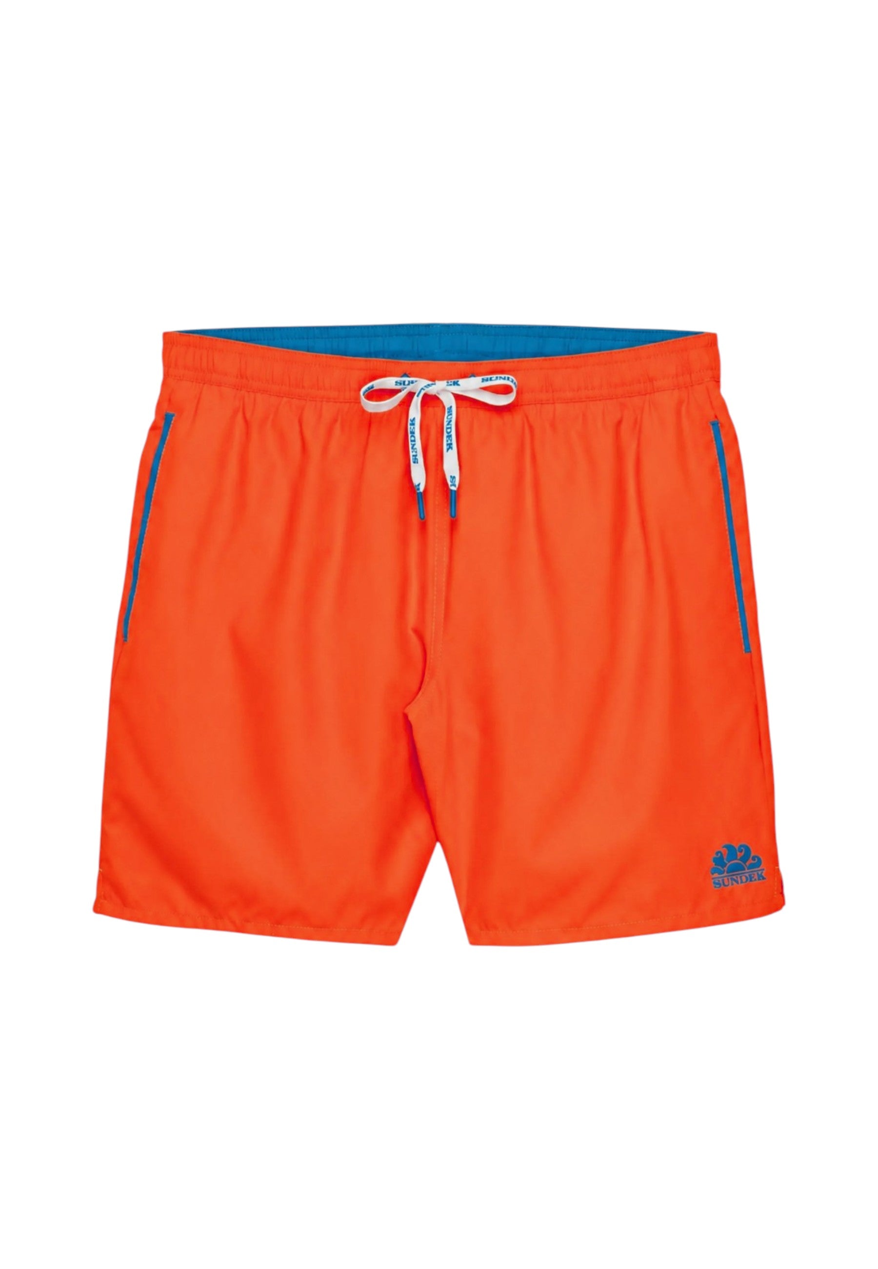 Sundek Boxer mare uomo con dettagli a contrasto Fluo Orange 01