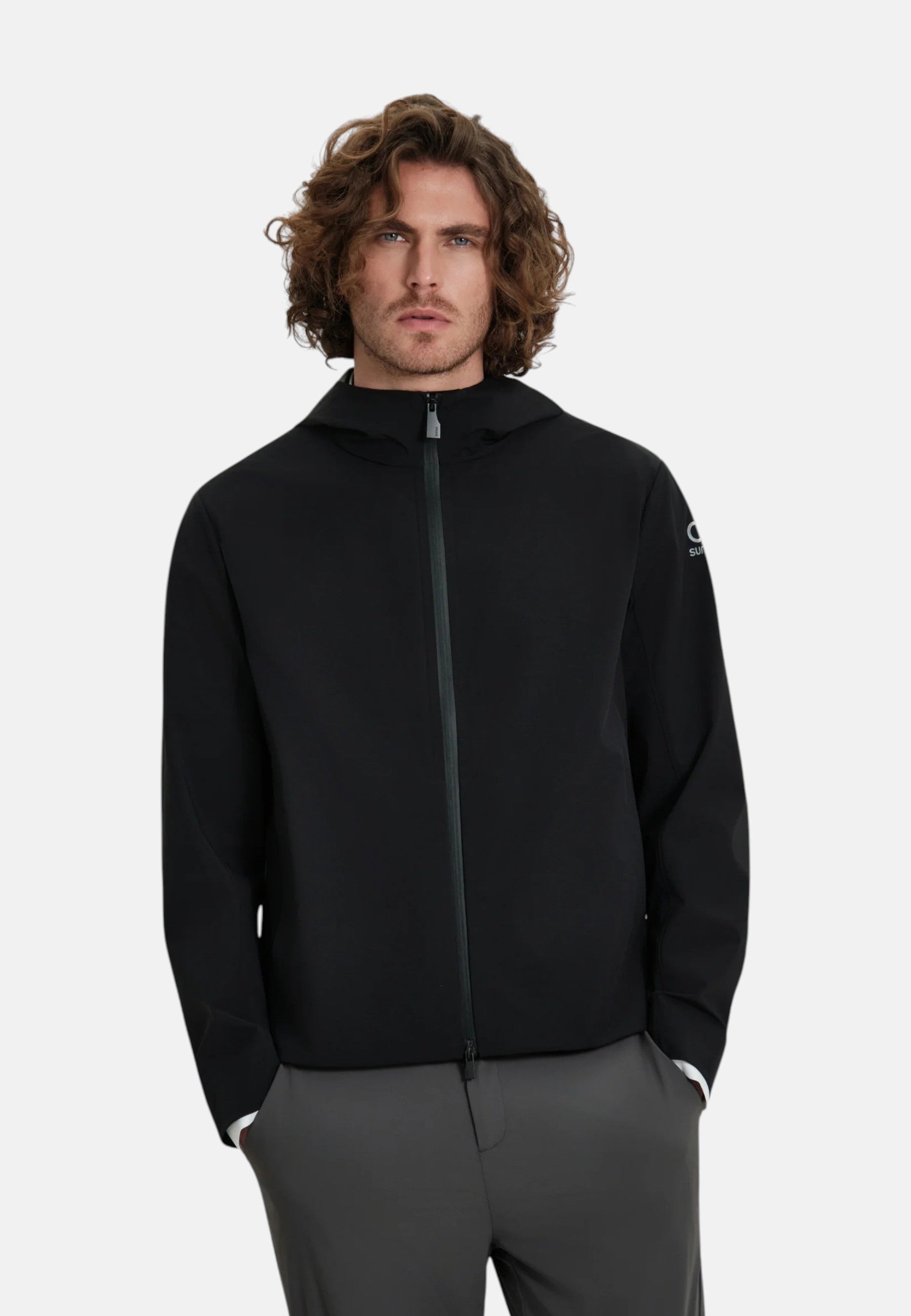 Giubbotto antivento Uomo SUNS Black