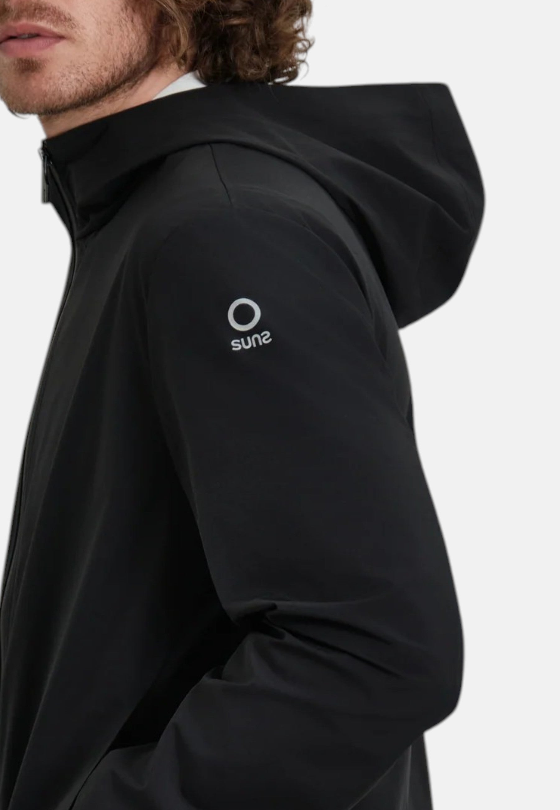 Giubbotto antivento Uomo SUNS Black