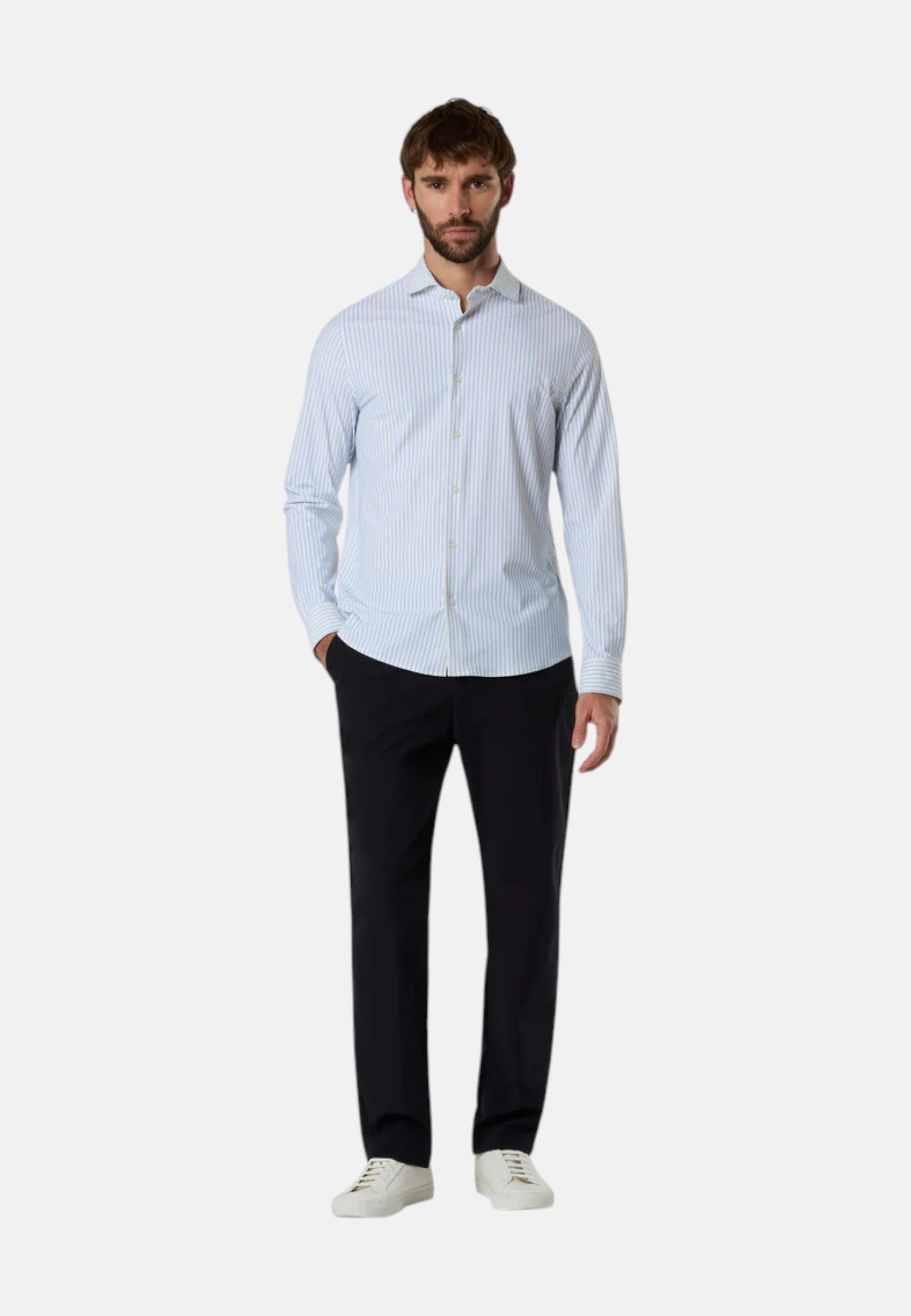 Camicia in mussola con stampa corallo Combo 3