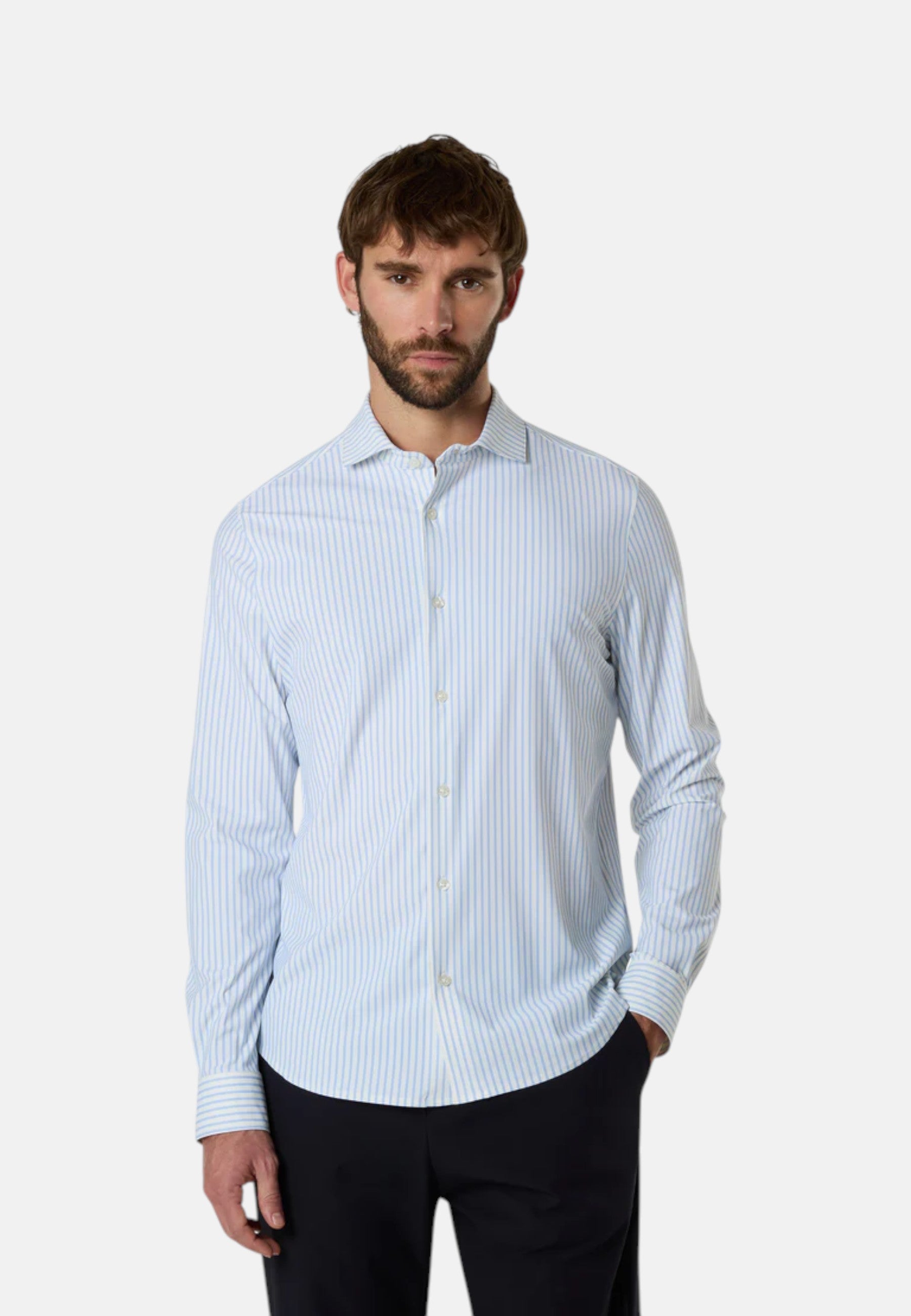 Camicia in mussola con stampa corallo Combo 3
