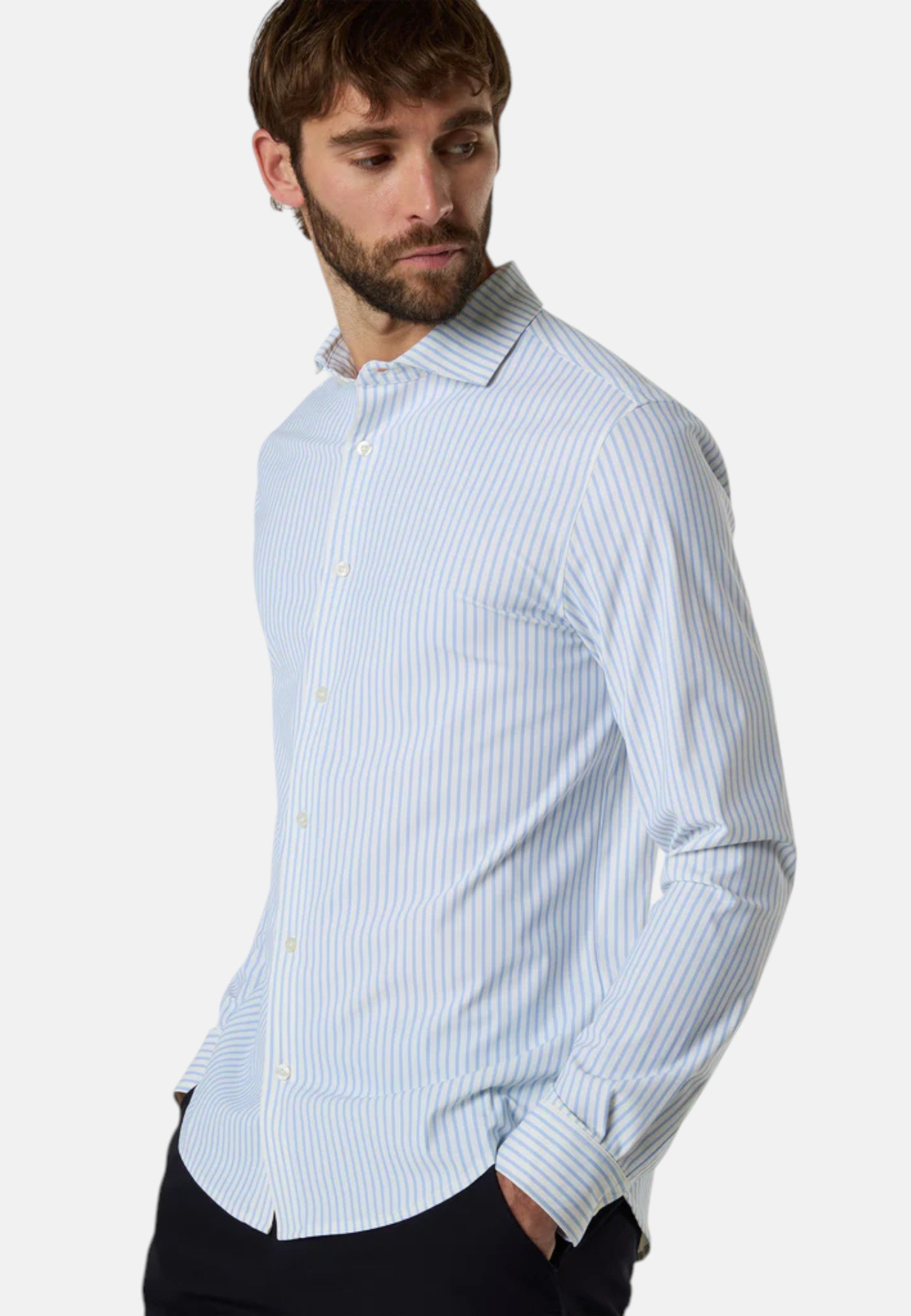 Camicia in mussola con stampa corallo Combo 3