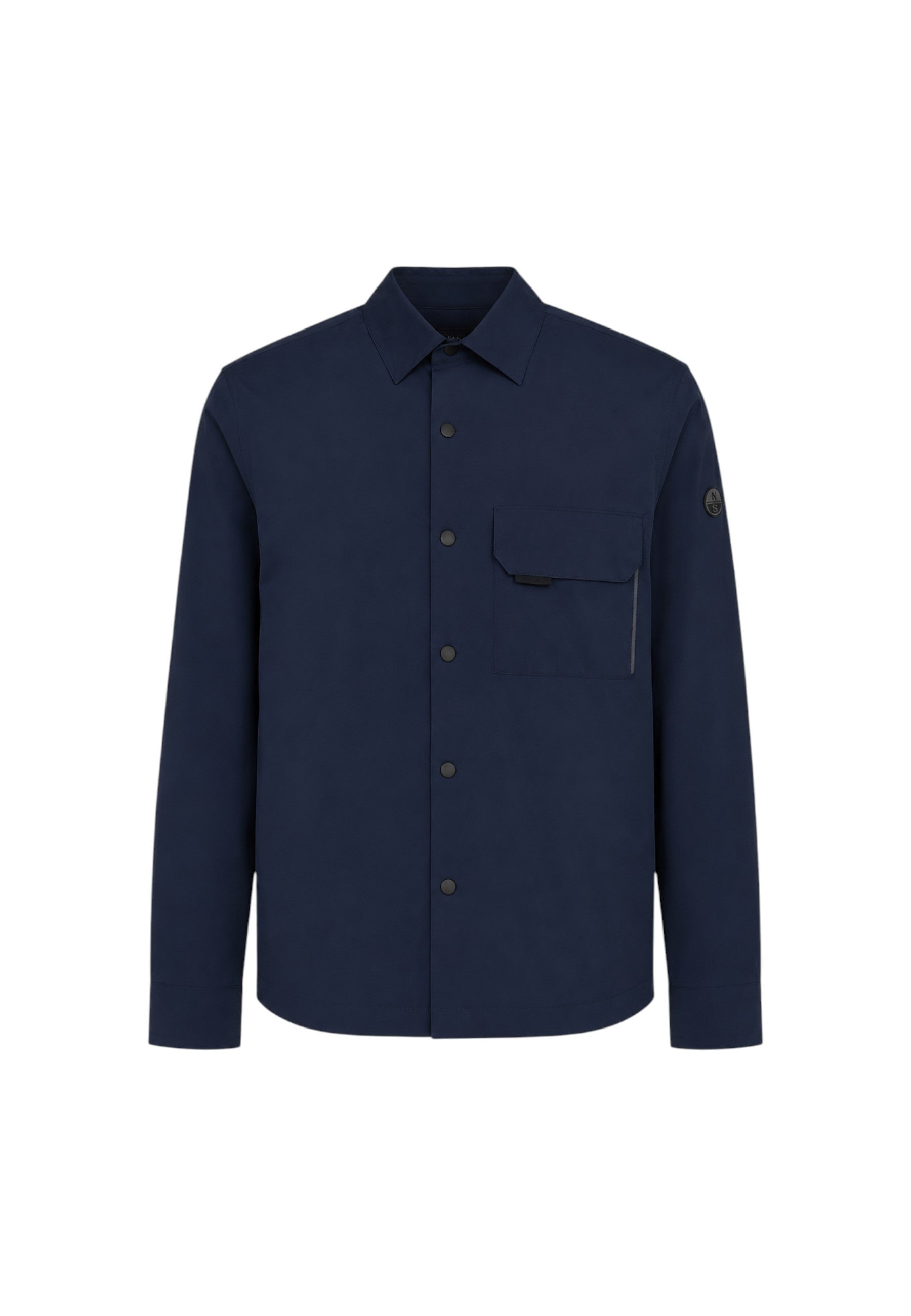 Camicia in denim twill Uomo North Sails Blue Navy