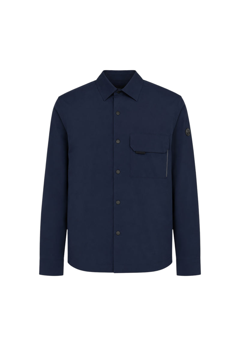 Camicia in denim twill Uomo North Sails Blue Navy