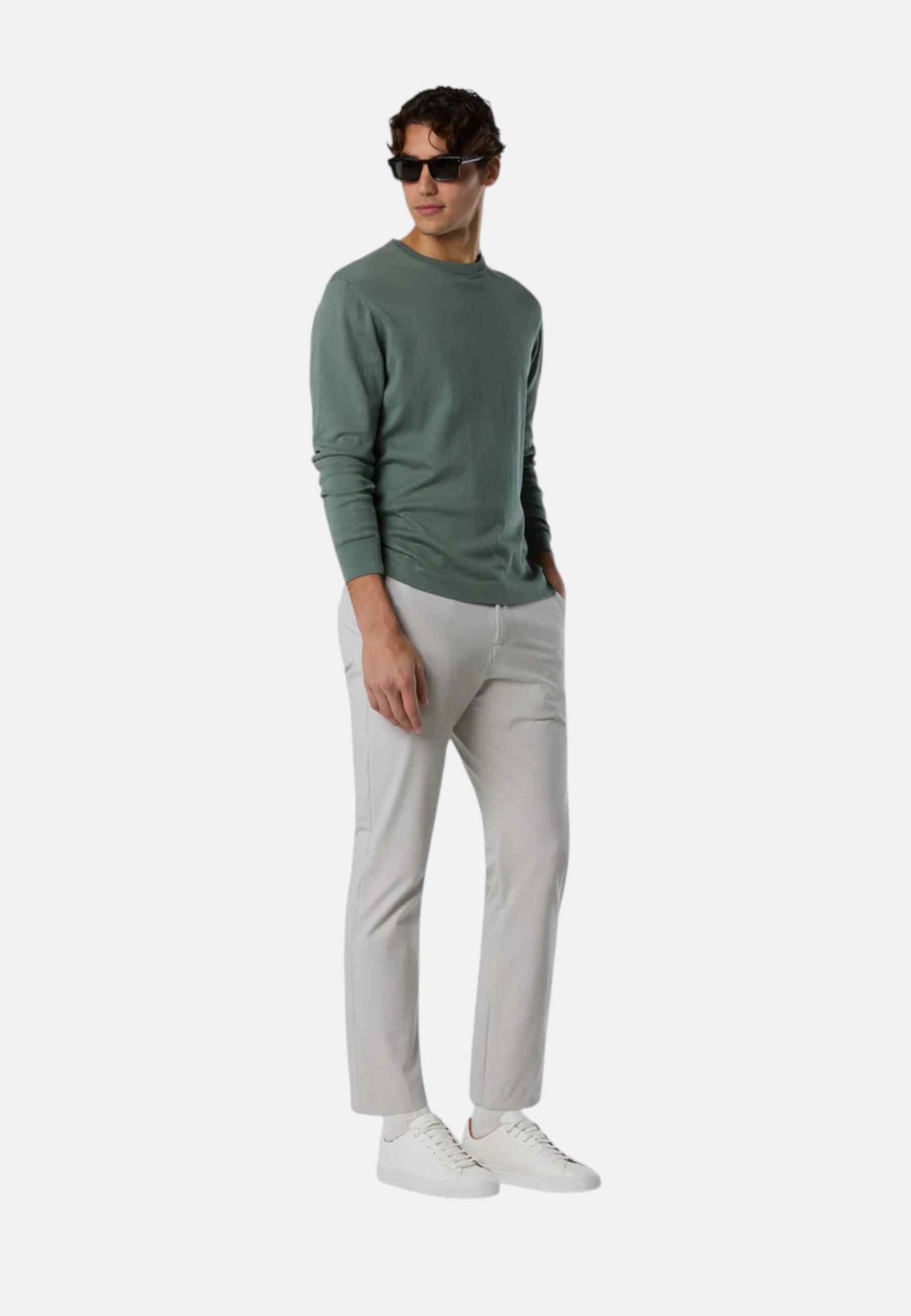 Pantaloni chino Defender in nylon Uomo North Sails Grey Violet
