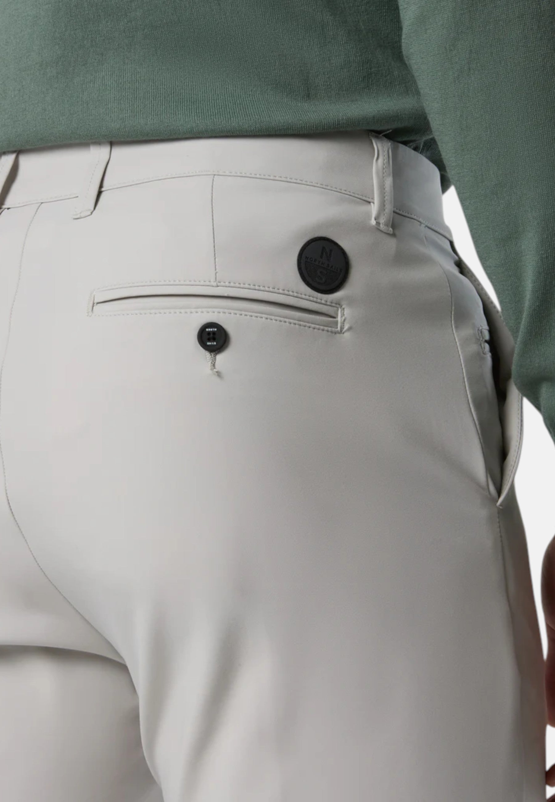 Pantaloni chino Defender in nylon Uomo North Sails Grey Violet