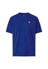 T-shirt con patch logata Uomo North Sails Ocean Blue