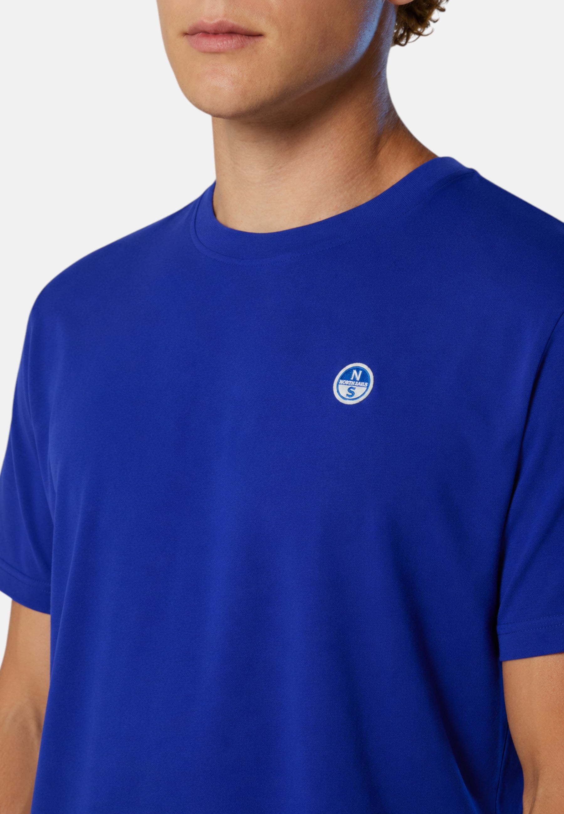 T-shirt con patch logata Uomo North Sails Ocean Blue