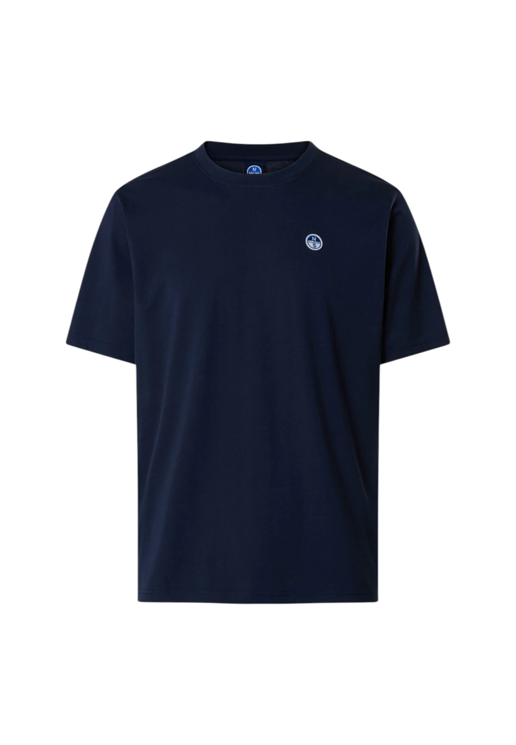 T-shirt con patch logata Uomo North Sails Blue Navy