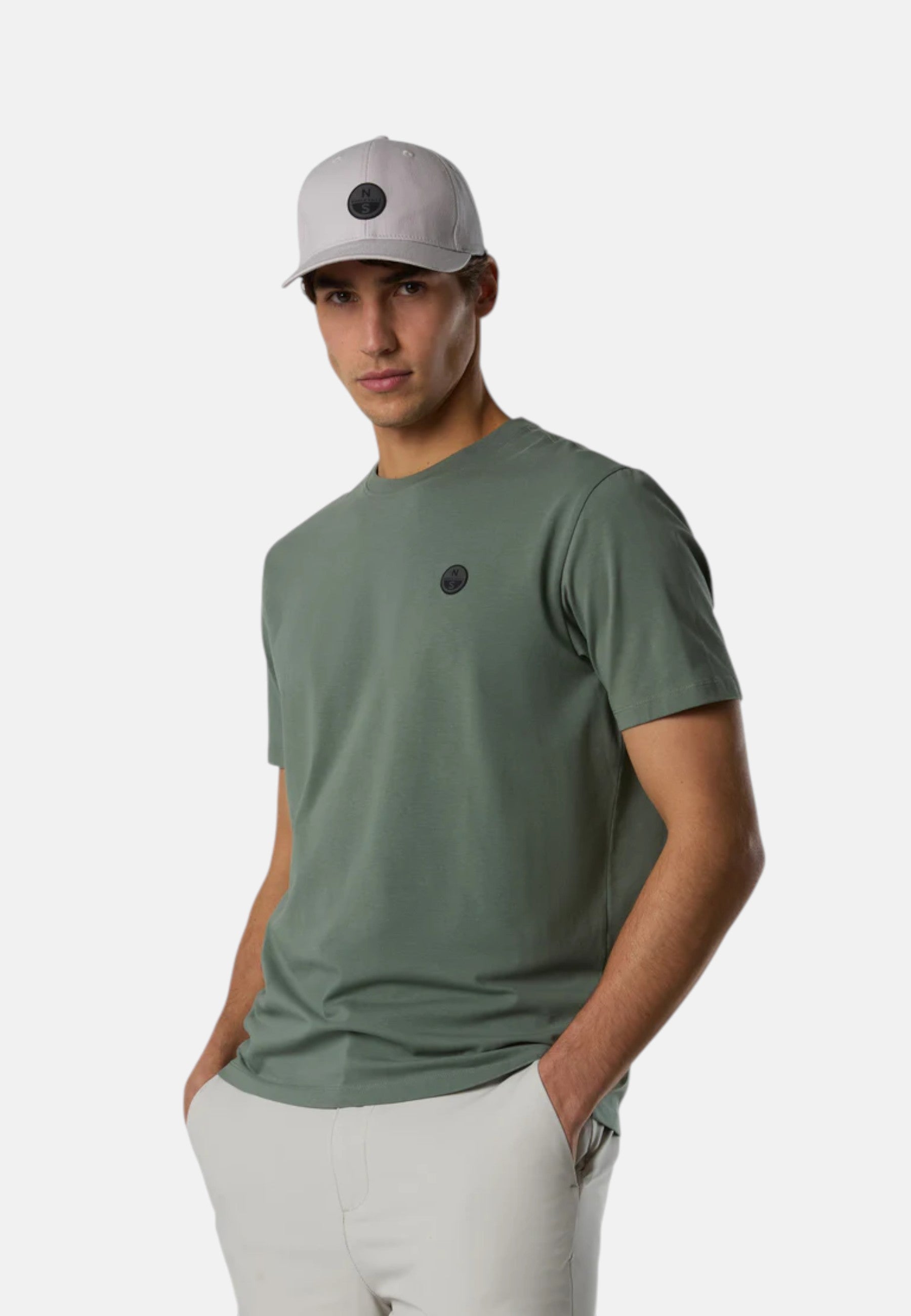 T-shirt Uomo con logo North Sails Laurel Wreath