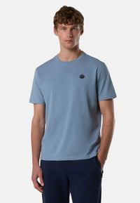 T-shirt Uomo con logo North Sails Light Blue