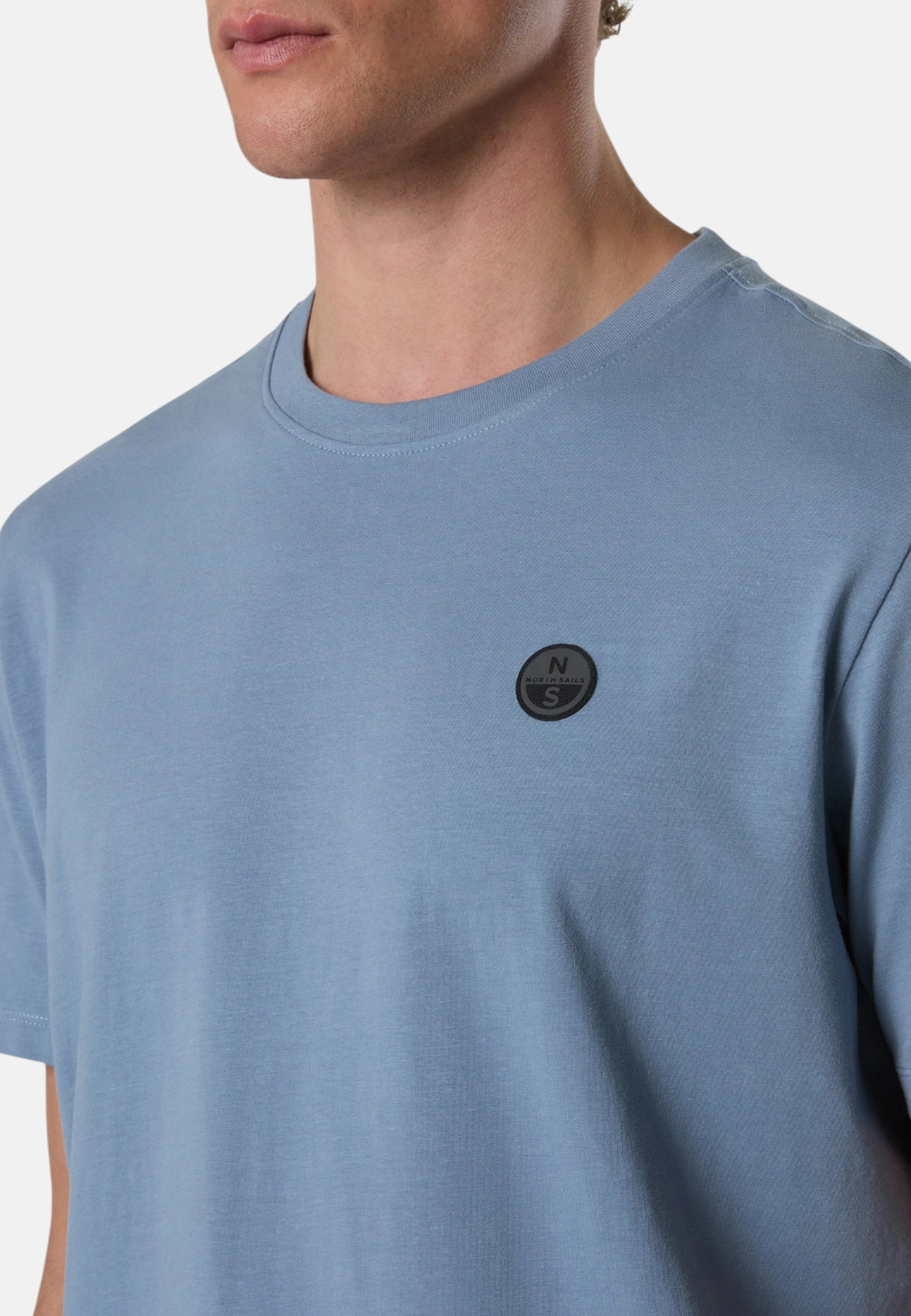 T-shirt Uomo con logo North Sails Light Blue