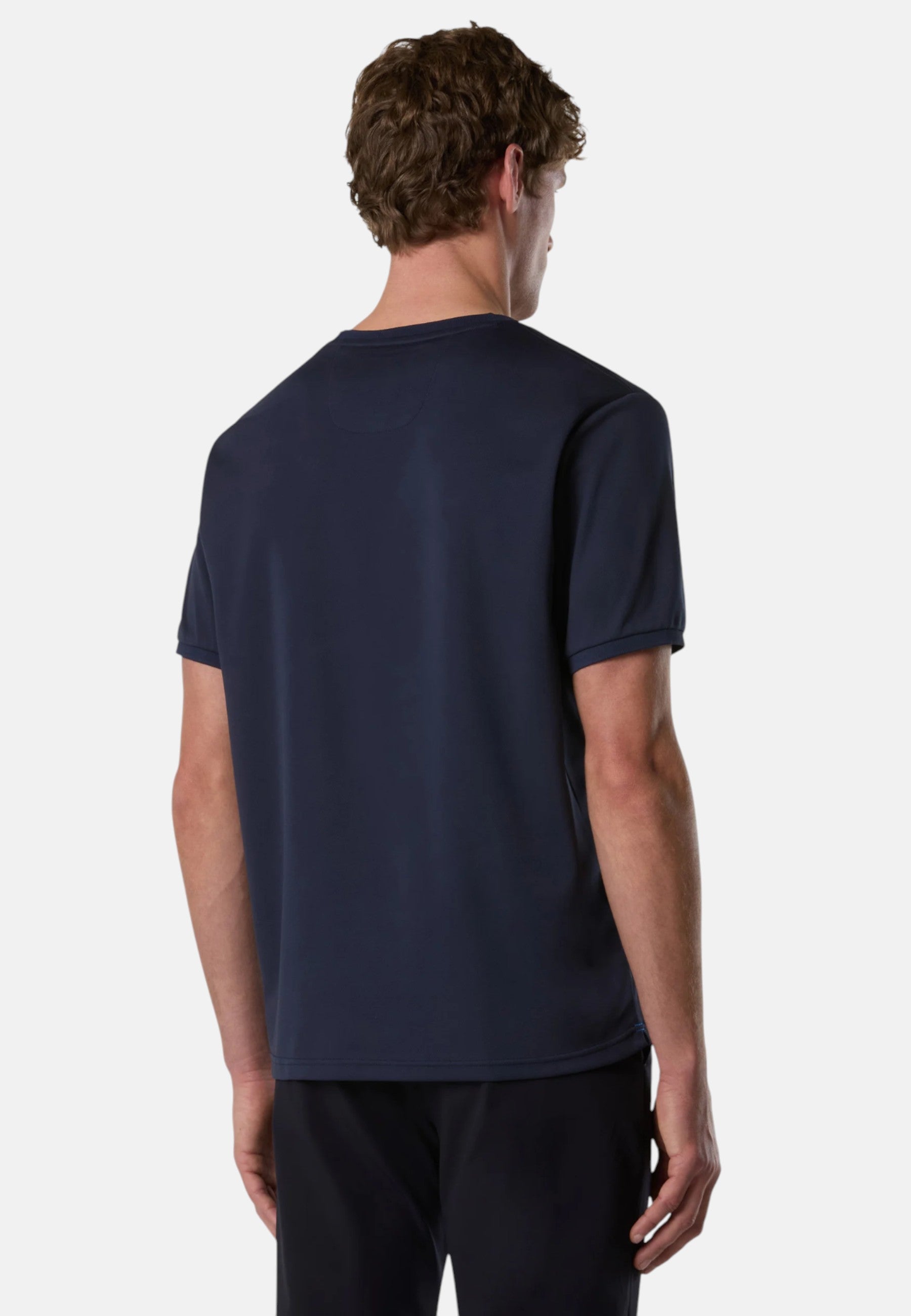 T-shirt in piquet COOLMAX Uomo North Sails Blue Navy