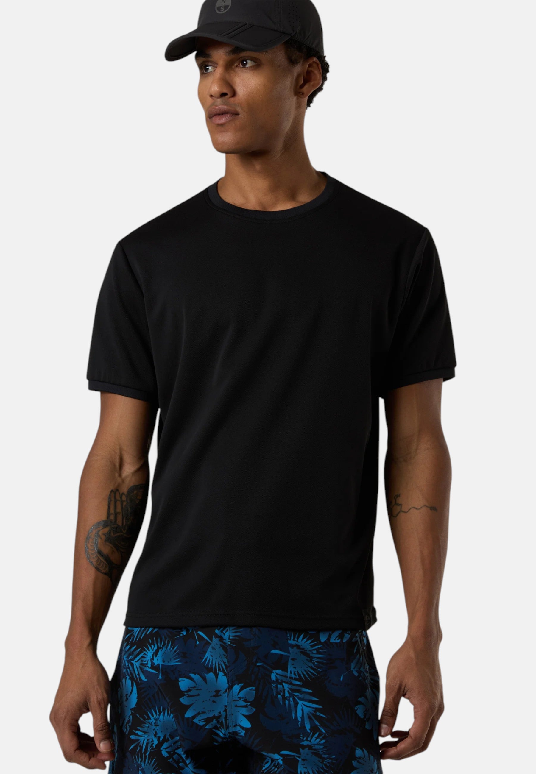 T-shirt in piquet COOLMAX Uomo North Sails Black