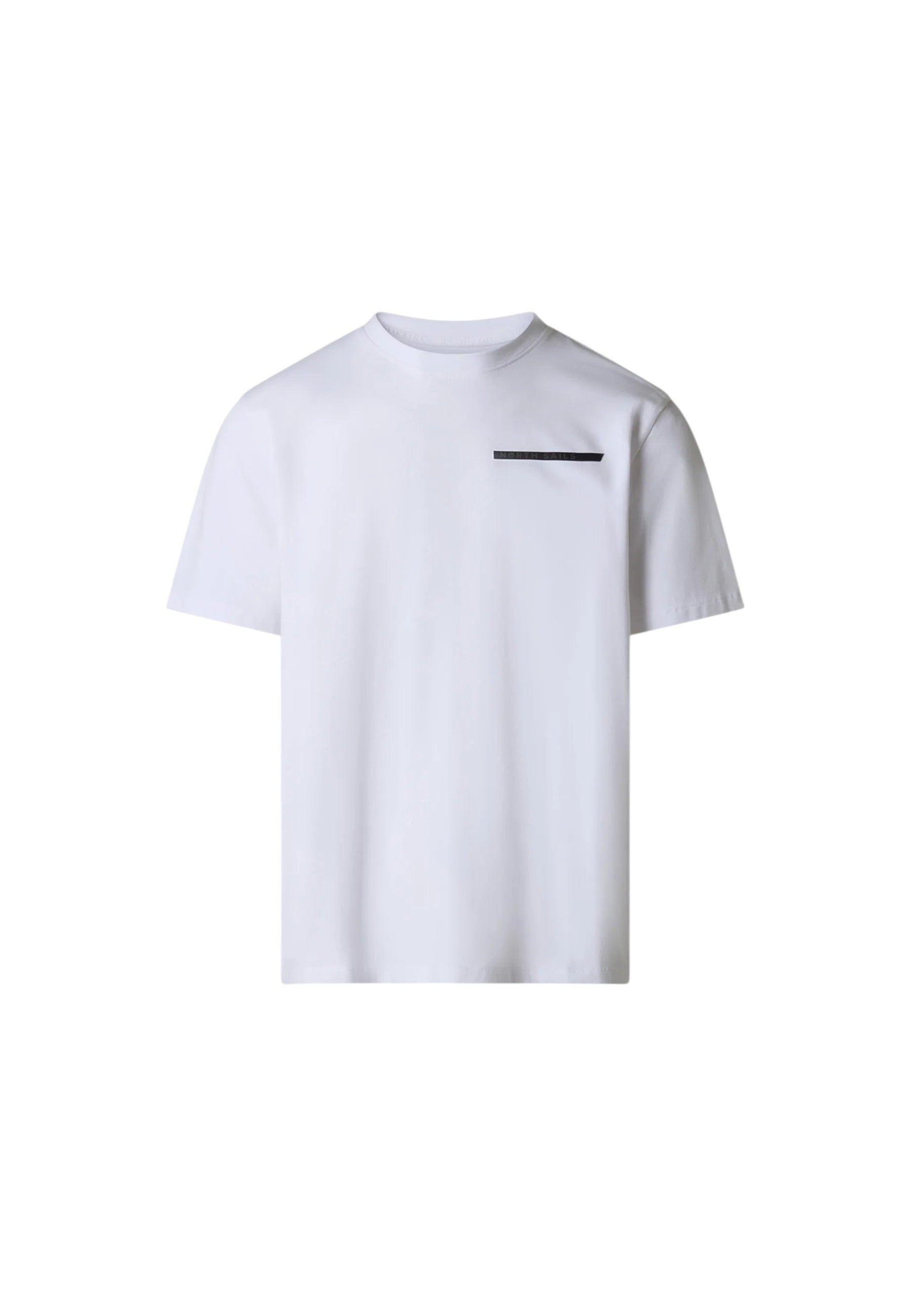 T-shirt Uomo con lettering North Sails in rilievo White