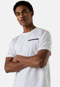 T-shirt Uomo con lettering North Sails in rilievo White