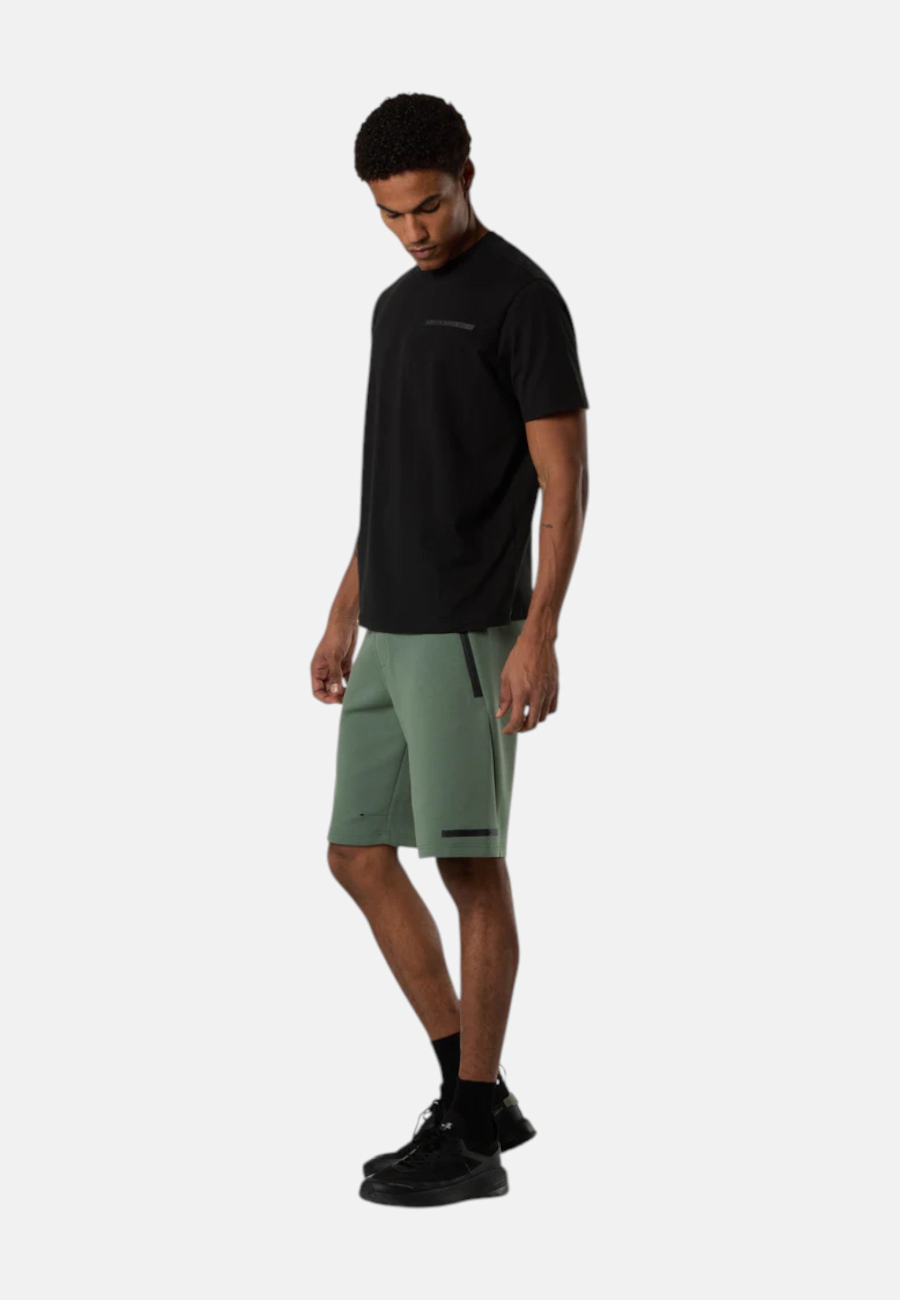 T-shirt Uomo con lettering North Sails in rilievo Black