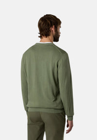 Maglione girocollo leggero Uomo North Sails Deep Green
