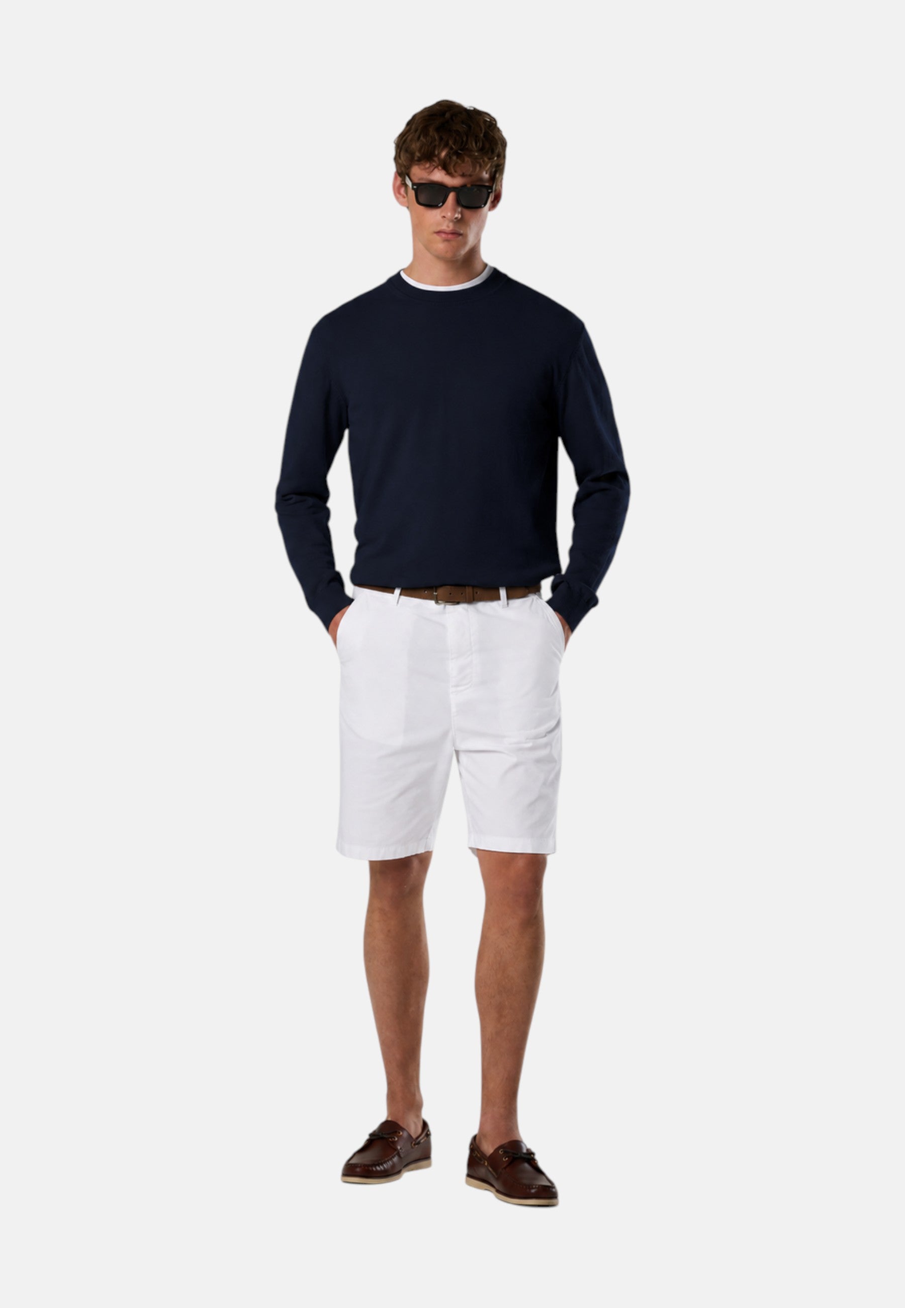 Maglione girocollo leggero Uomo North Sails Blue Navy