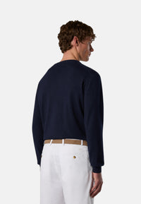 Maglione girocollo leggero Uomo North Sails Blue Navy