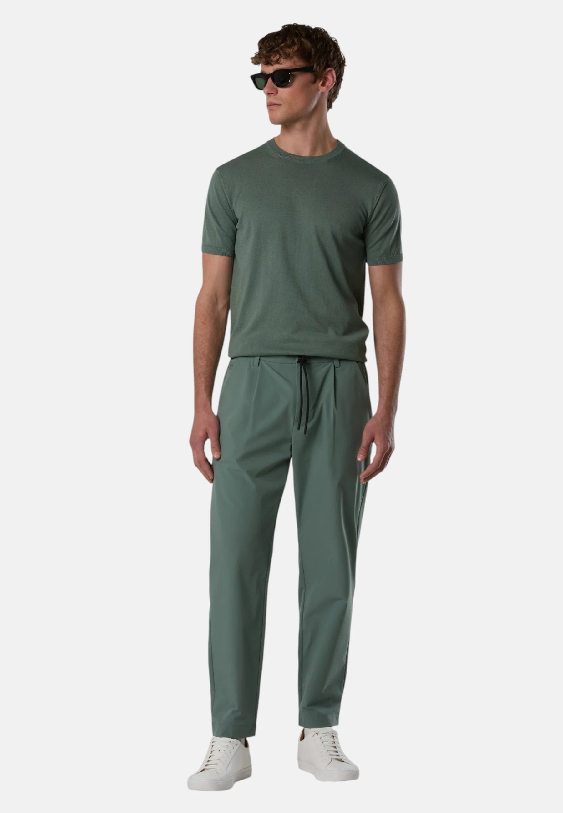 T-Shirt Uomo North Sails Elasticizzata Laurel Wreath