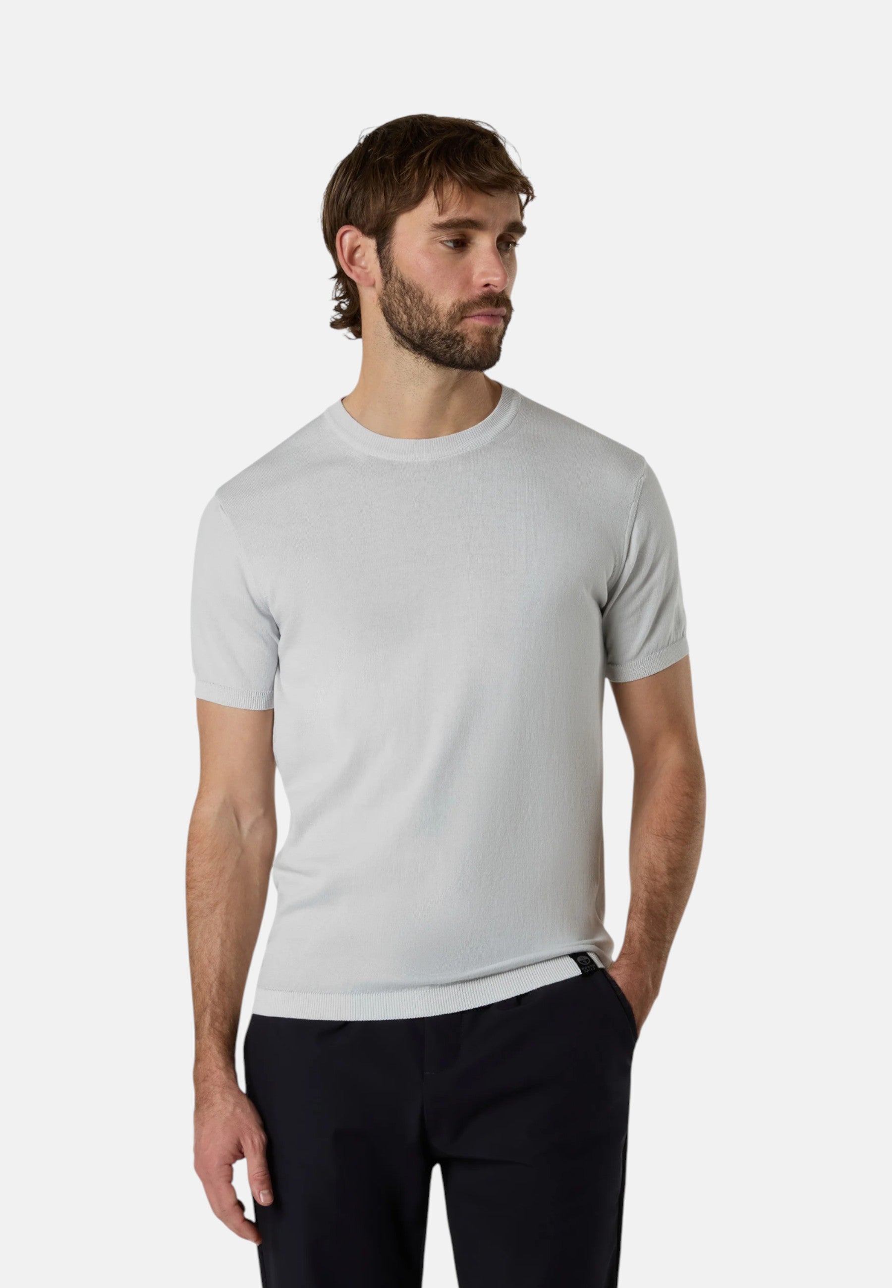 T-Shirt Uomo North Sails Elasticizzata Grey Violet